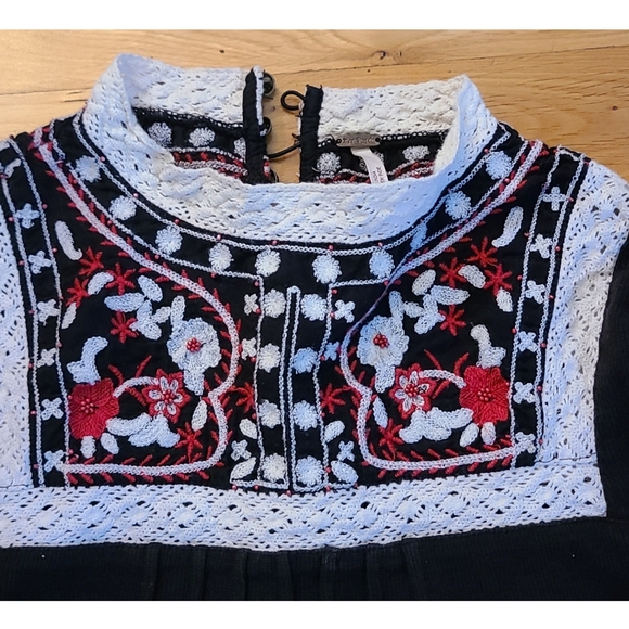 Free People Cozy On Up Top Size XS Bohemian Whimsigoth Western Coasatal Cowgirl - Picture 4 of 15